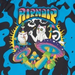 RIPNDIP Psychedelic 2.0 Snowboard Jacket (Black / Blue) -Urban Fashion Shop IMG 4216