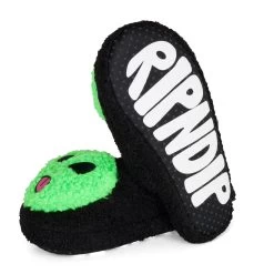 RIPNDIP Lord Alien Plush Face House Slippers (Black) -Urban Fashion Shop IMG 4258