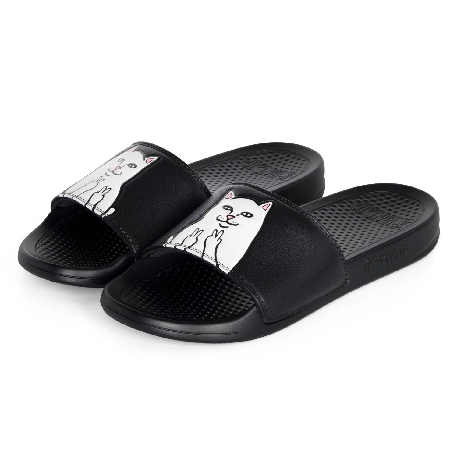 RIPNDIP Lord Nermal Peace Slides (Black) 1 RIPNDIP Lord Nermal Peace Slides (Black)