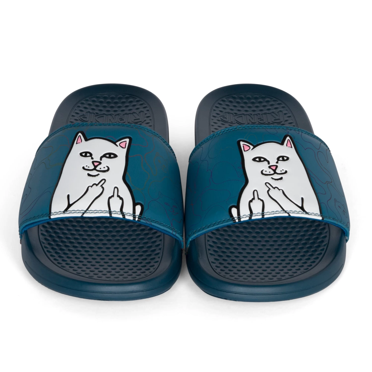 RIPNDIP Lord Nermal Camo Slides (Navy) 3 RIPNDIP Lord Nermal Camo Slides (Navy) - Image 3