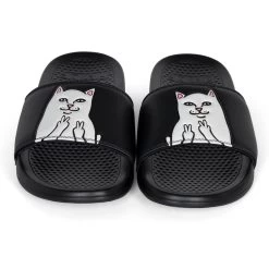 RIPNDIP Lord Nermal Peace Slides (Black) 6 RIPNDIP Lord Nermal Peace Slides (Black) -Urban Fashion Shop IMG 4269