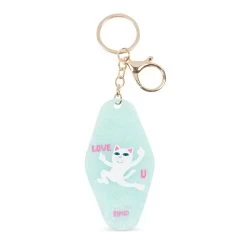 RIPNDIP Love U Keychain (Light Blue)