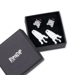 RIPNDIP Naughty Nerm Earring Set (White) -Urban Fashion Shop IMG 4603