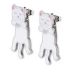 RIPNDIP Naughty Nerm Earring Set (White)