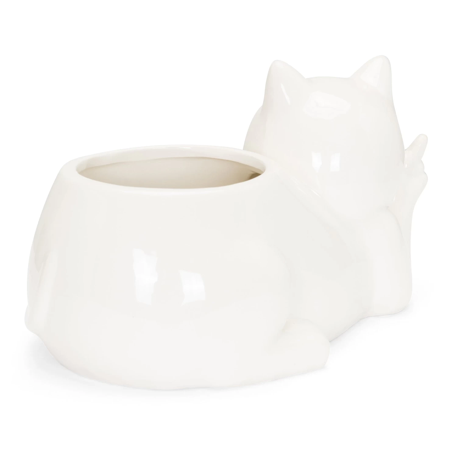 RIPNDIP Lord Nermal Ceramic Planter (White) 6 RIPNDIP Lord Nermal Ceramic Planter (White) - Image 6