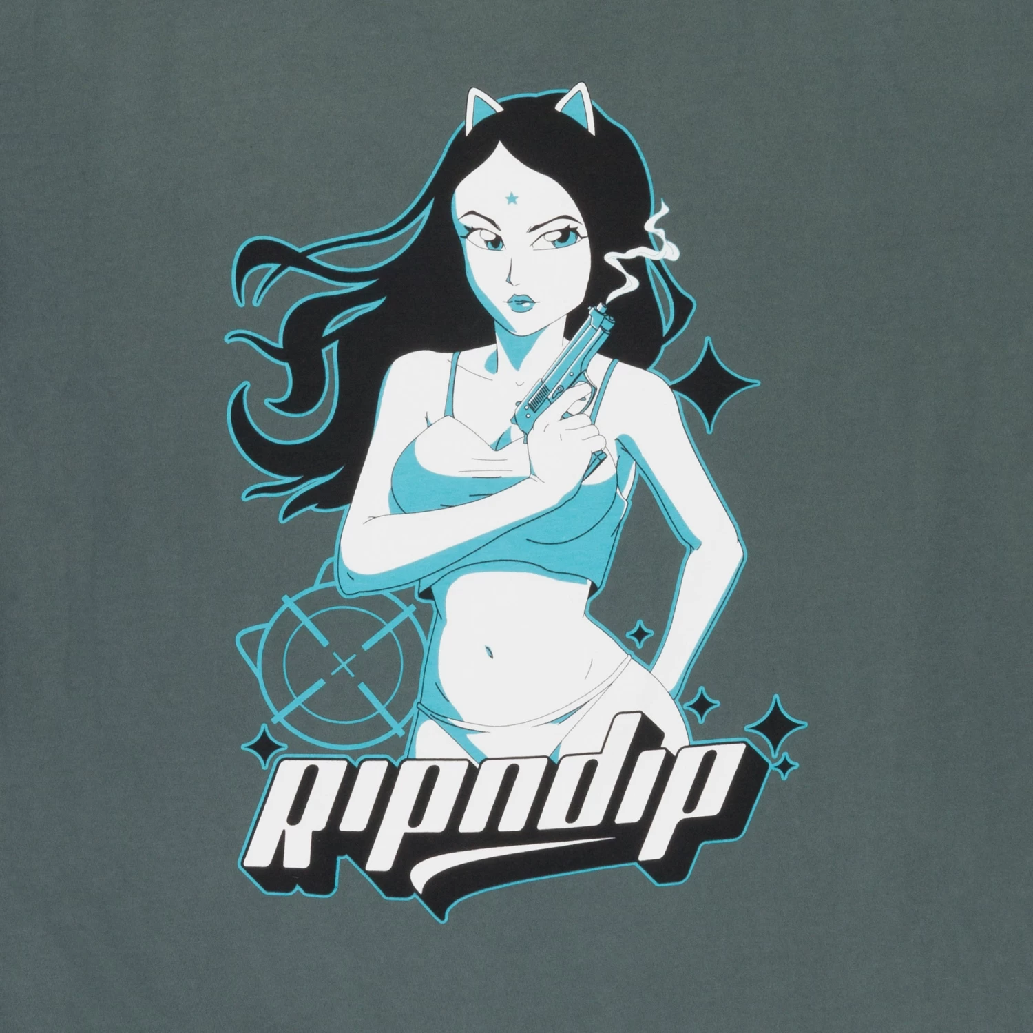 RIPNDIP Desperado Tee (Charcoal) 4 RIPNDIP Desperado Tee (Charcoal) - Image 4