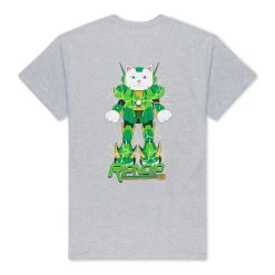 Ripndip X Naggiven Nermbot Tee (Ash Heather)