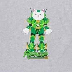 Ripndip X Naggiven Nermbot Tee (Ash Heather) 7 Ripndip X Naggiven Nermbot Tee (Ash Heather) -Urban Fashion Shop IMG 4802