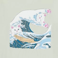 RIPNDIP Great Wave Tee (Sage) -Urban Fashion Shop IMG 4820