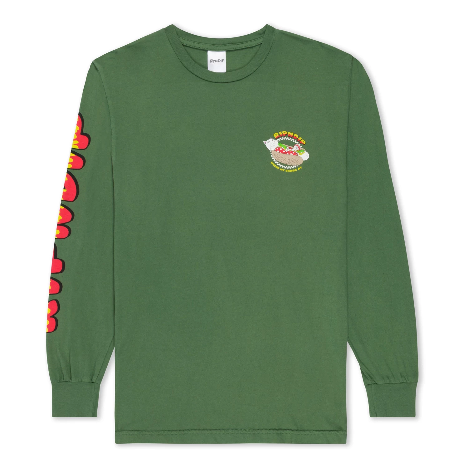 RIPNDIP Glizzy Long Sleeve (Olive) 1 RIPNDIP Glizzy Long Sleeve (Olive)