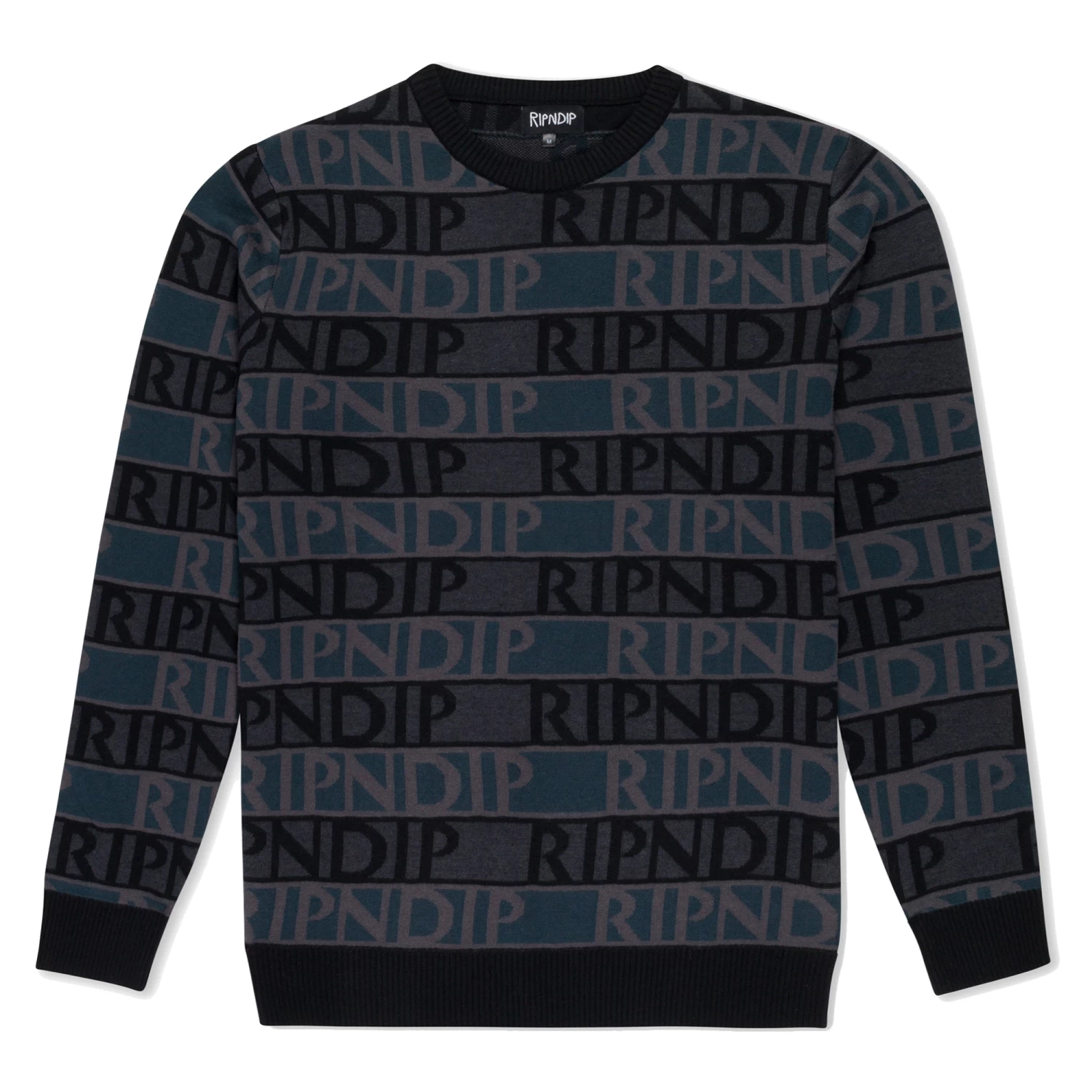 RIPNDIP Highland Knit Sweater (Black) 1 RIPNDIP Highland Knit Sweater (Black)