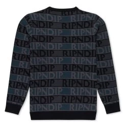 RIPNDIP Highland Knit Sweater (Black) 9 RIPNDIP Highland Knit Sweater (Black) -Urban Fashion Shop IMG 4847