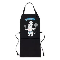 RIPNDIP Kiss The Cook Apron (Black) -Urban Fashion Shop IMG 4851