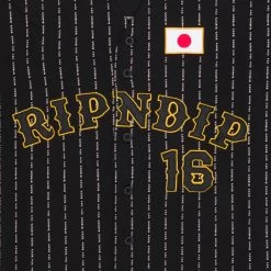 Ripndip JPN Baseball Jersey (Black) -Urban Fashion Shop IMG 4922