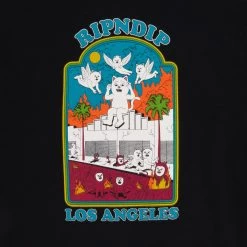 RIPNDIP Heaven On Earth Hoodie (Black) -Urban Fashion Shop IMG 5257