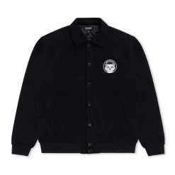 RIPNDIP Stop Being A Pussy Varsity Jacket (Black) -Urban Fashion Shop IMG 5272