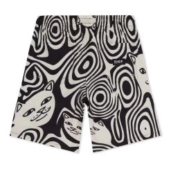 RIPNDIP Hypnotic Swim Shorts (Black/Cream) -Urban Fashion Shop IMG 5295
