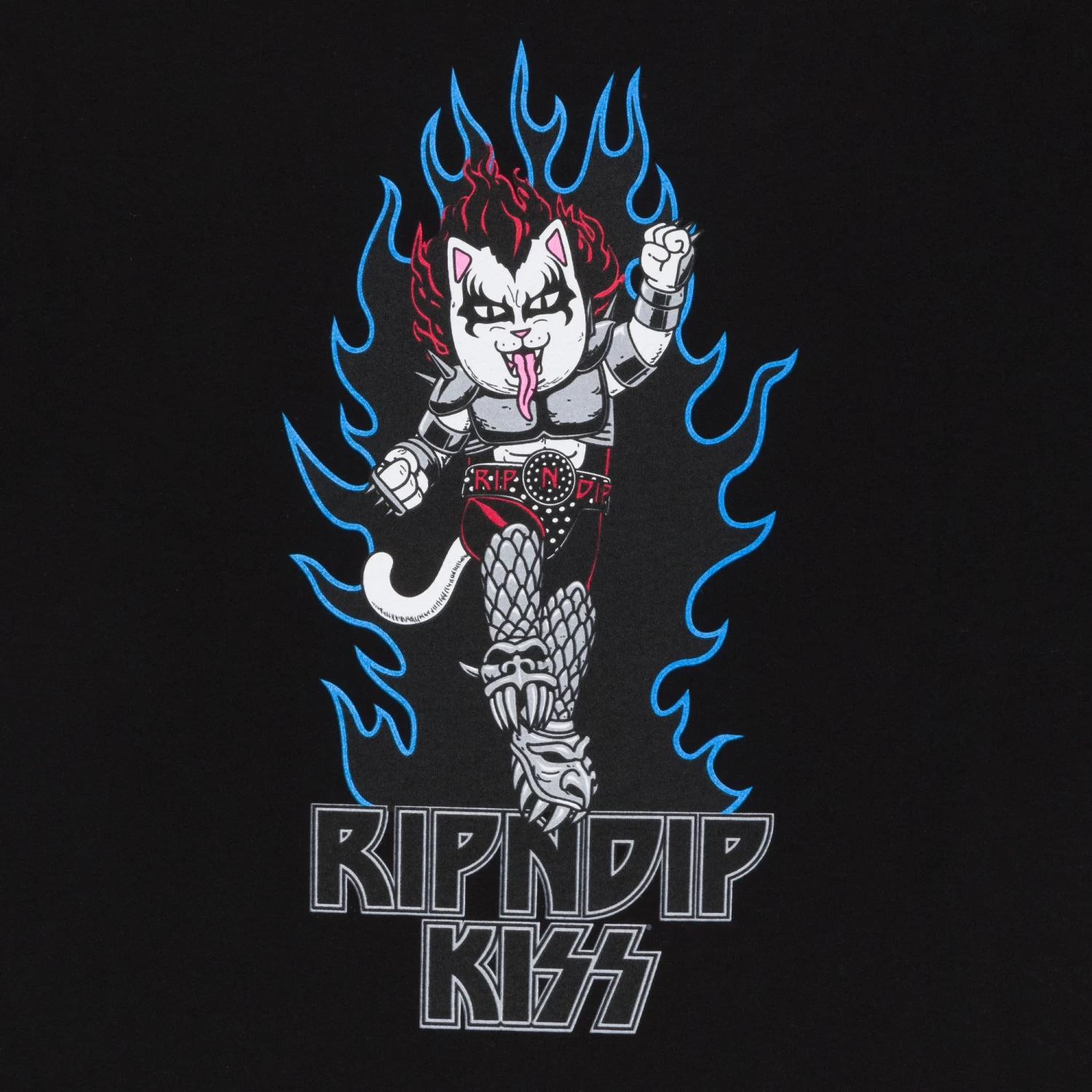 RIPNDIP Heavens On Fire Tee (Black) 4 RIPNDIP Heavens On Fire Tee (Black) - Image 4