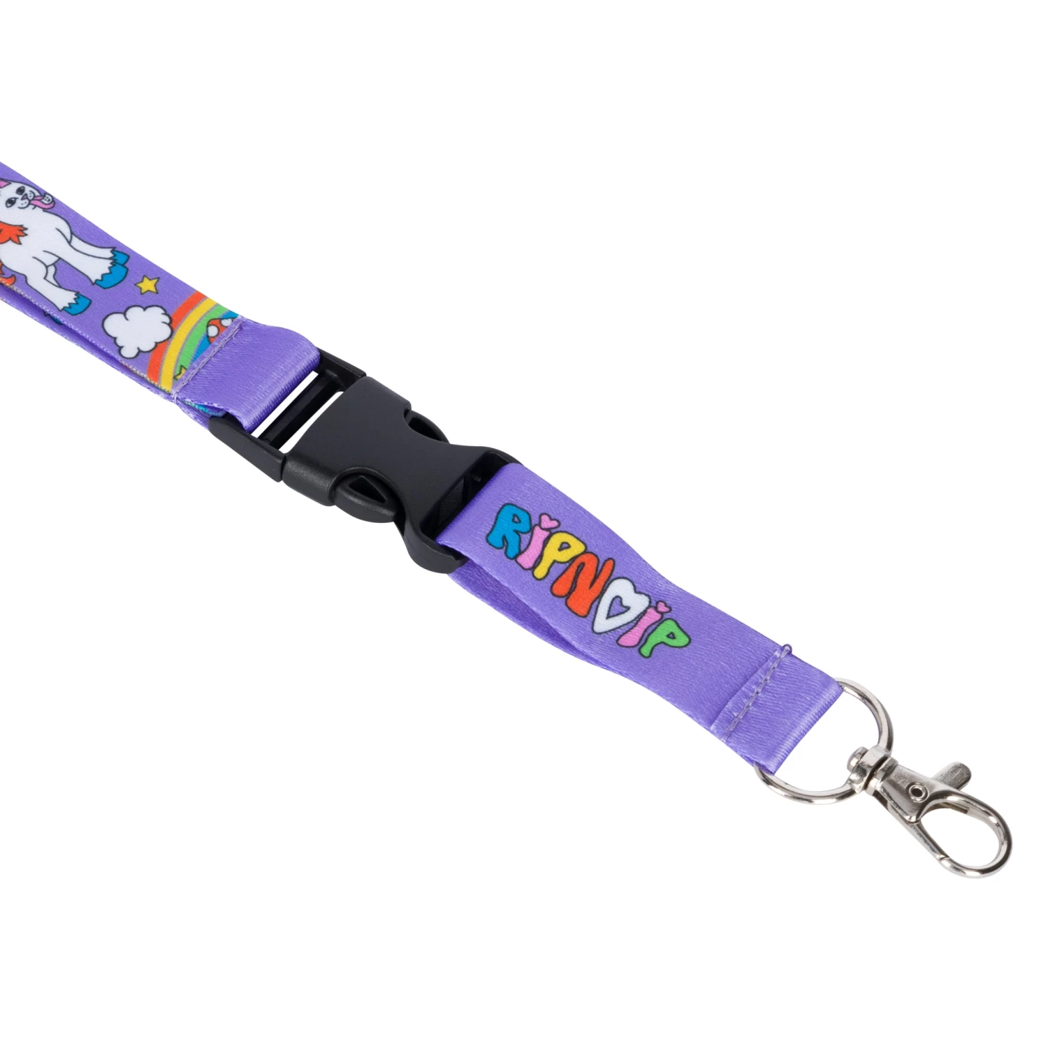 RIPNDIP Taste The Rainbow Lanyard (Lavender) 2 RIPNDIP Taste The Rainbow Lanyard (Lavender) - Image 2