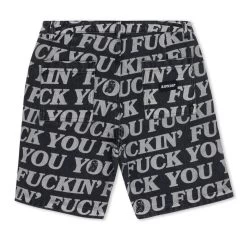 RIPNDIP Fuckin Fuck Denim Shorts (Black) -Urban Fashion Shop IMG 6482