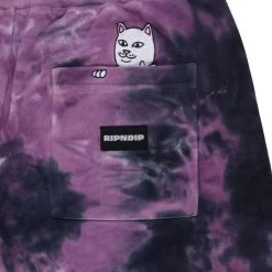 RIPNDIP Dance Forever Sweatpants (Black/Orchid Tie Dye) -Urban Fashion Shop IMG 6498
