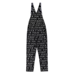 RIPNDIP Fuckin Fuck Denim Overalls (Black)