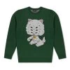 RIPNDIP Big Head Knit Sweater (Pine Heather)