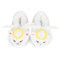 RIPNDIP Lord Angel Plush Slippers (White) -Urban Fashion Shop IMG 6774