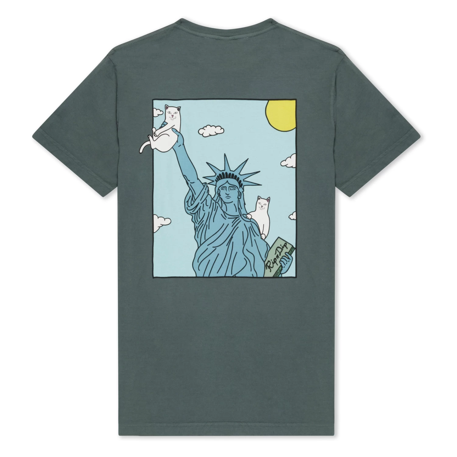 RIPNDIP Liberty Pocket Tee (Charcoal) 2 RIPNDIP Liberty Pocket Tee (Charcoal) - Image 2