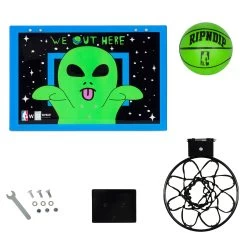 RIPNDIP Peeking Alien Hanging Basketball Set (Black/Blue) -Urban Fashion Shop IMG 6863 ea00ce6b 4f4e 43bd ae11 7d27fbffb243