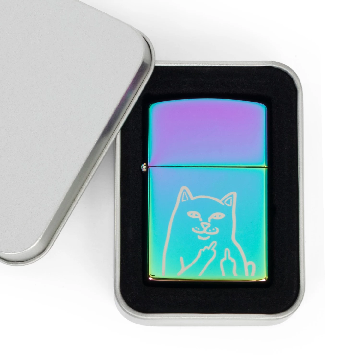 RIPNDIP Lord Nermal Lighter Case (Iridescent) 2 RIPNDIP Lord Nermal Lighter Case (Iridescent) - Image 2