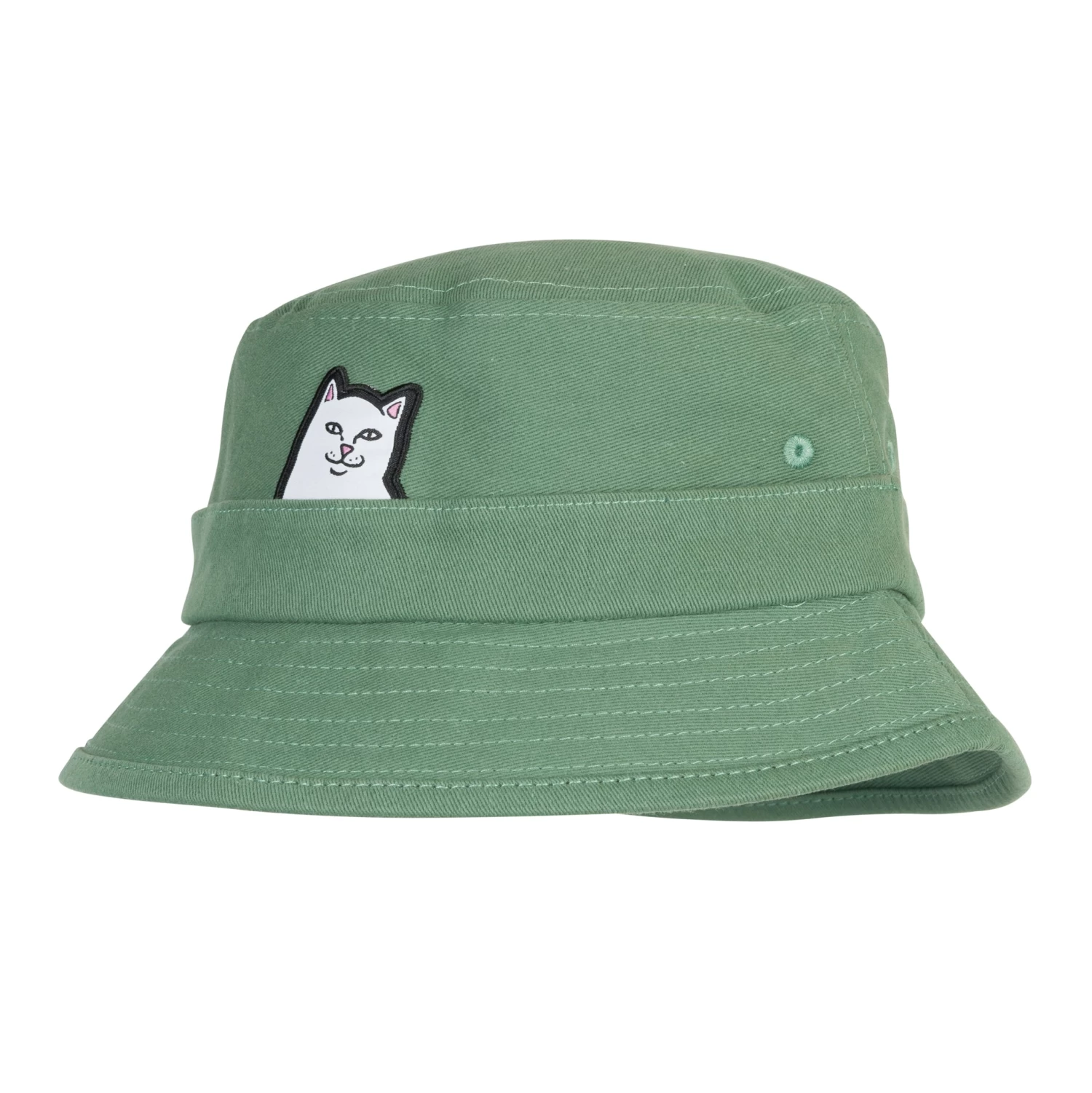 RIPNDIP Lord Nermal Bucket Hat (Olive) 1 RIPNDIP Lord Nermal Bucket Hat (Olive)