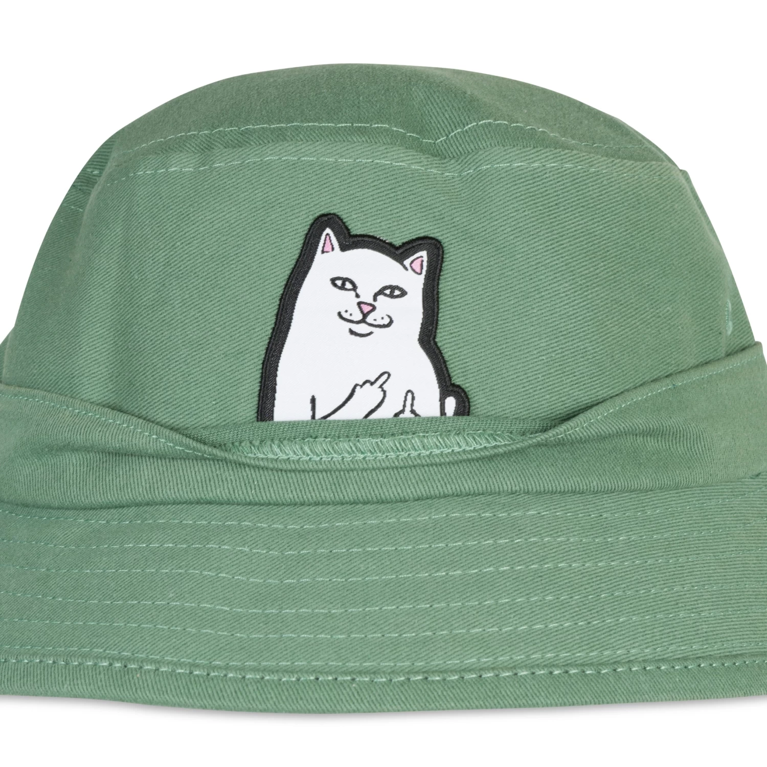 RIPNDIP Lord Nermal Bucket Hat (Olive) 2 RIPNDIP Lord Nermal Bucket Hat (Olive) - Image 2