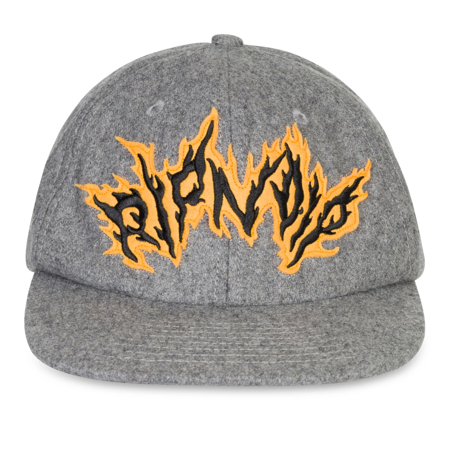 RIPNDIP RIPNLIT 6 Panel Wool Strapback (Charcoal) 3 RIPNDIP RIPNLIT 6 Panel Wool Strapback (Charcoal) - Image 3