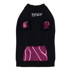 RIPNDIP Lord Nermal Pet Knit Sweater Vest (Black) -Urban Fashion Shop IMG 7027