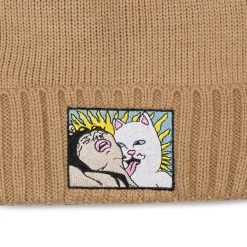 RIPNDIP Lady Friend Beanie (Almond) 6 RIPNDIP Lady Friend Beanie (Almond) -Urban Fashion Shop IMG 7032