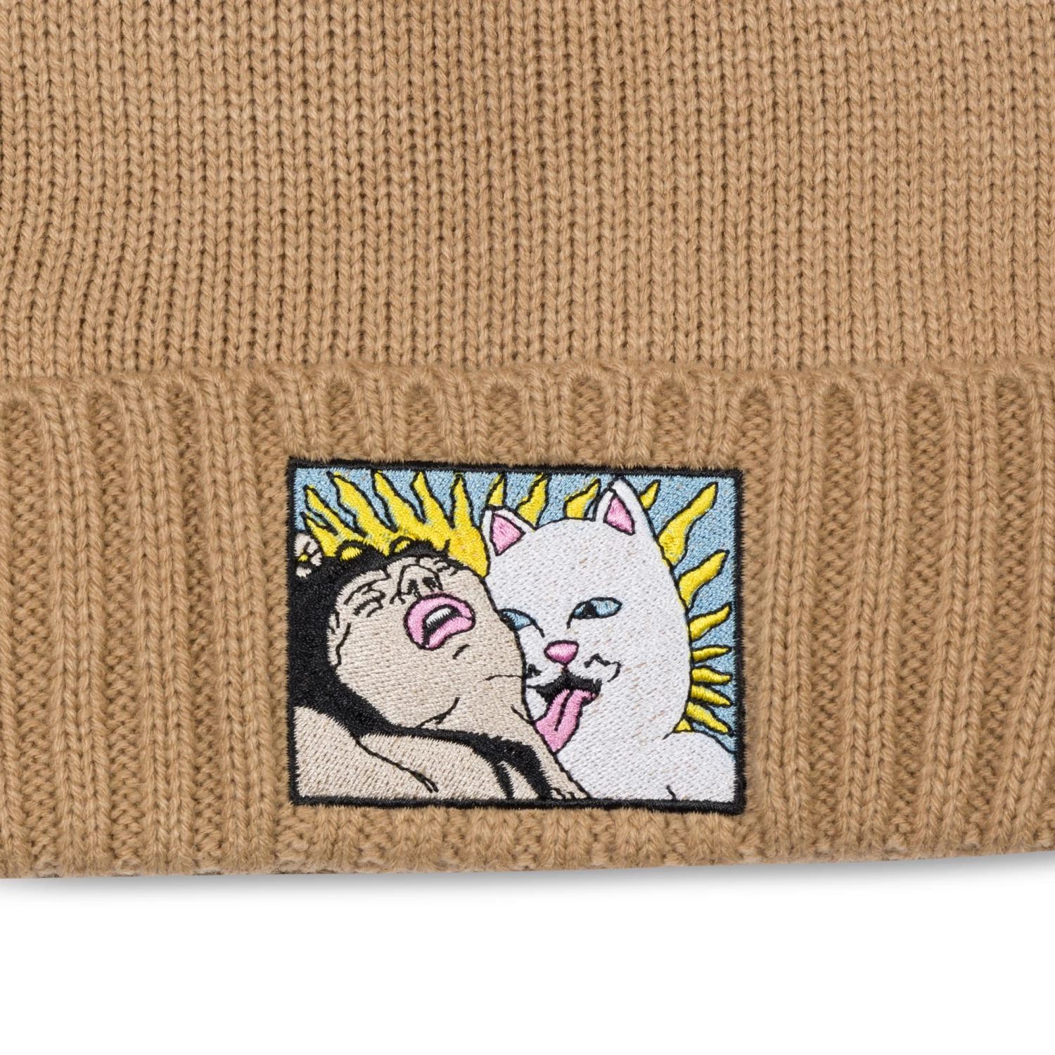 RIPNDIP Lady Friend Beanie (Almond) 3 RIPNDIP Lady Friend Beanie (Almond) - Image 3