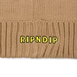 RIPNDIP Lady Friend Beanie (Almond) 7 RIPNDIP Lady Friend Beanie (Almond) -Urban Fashion Shop IMG 7034