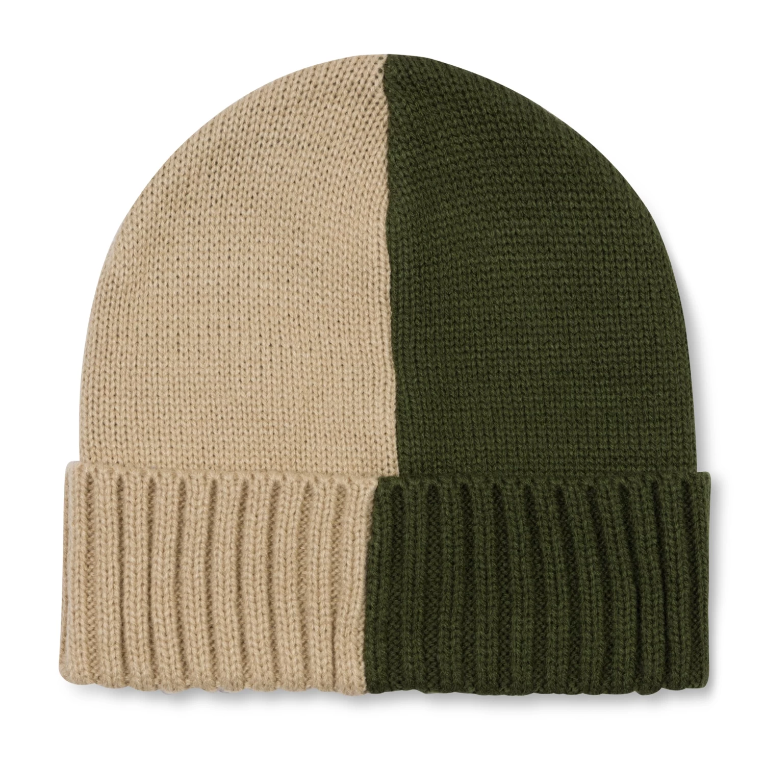 RIPNDIP Lord Nermal Split Beanie (Moss / Stone) 3 RIPNDIP Lord Nermal Split Beanie (Moss / Stone) - Image 3