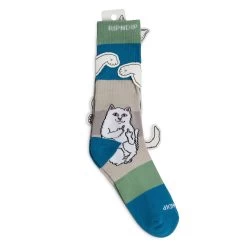 RIPNDIP Lord Nermal Socks (Pine / Slate) -Urban Fashion Shop IMG 7060 1