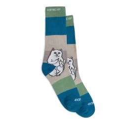 RIPNDIP Lord Nermal Socks (Pine / Slate)