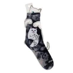 RIPNDIP Lord Nermal Mid Socks (Charoal Wash) -Urban Fashion Shop IMG 7073 1