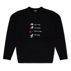 RIPNDIP Down By The Seashore Knit Sweater (Black)