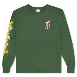 RIPNDIP Caterpillar Garden Long Sleeve (Olive)