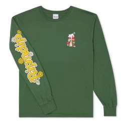 RIPNDIP Caterpillar Garden Long Sleeve (Olive) -Urban Fashion Shop IMG 7172