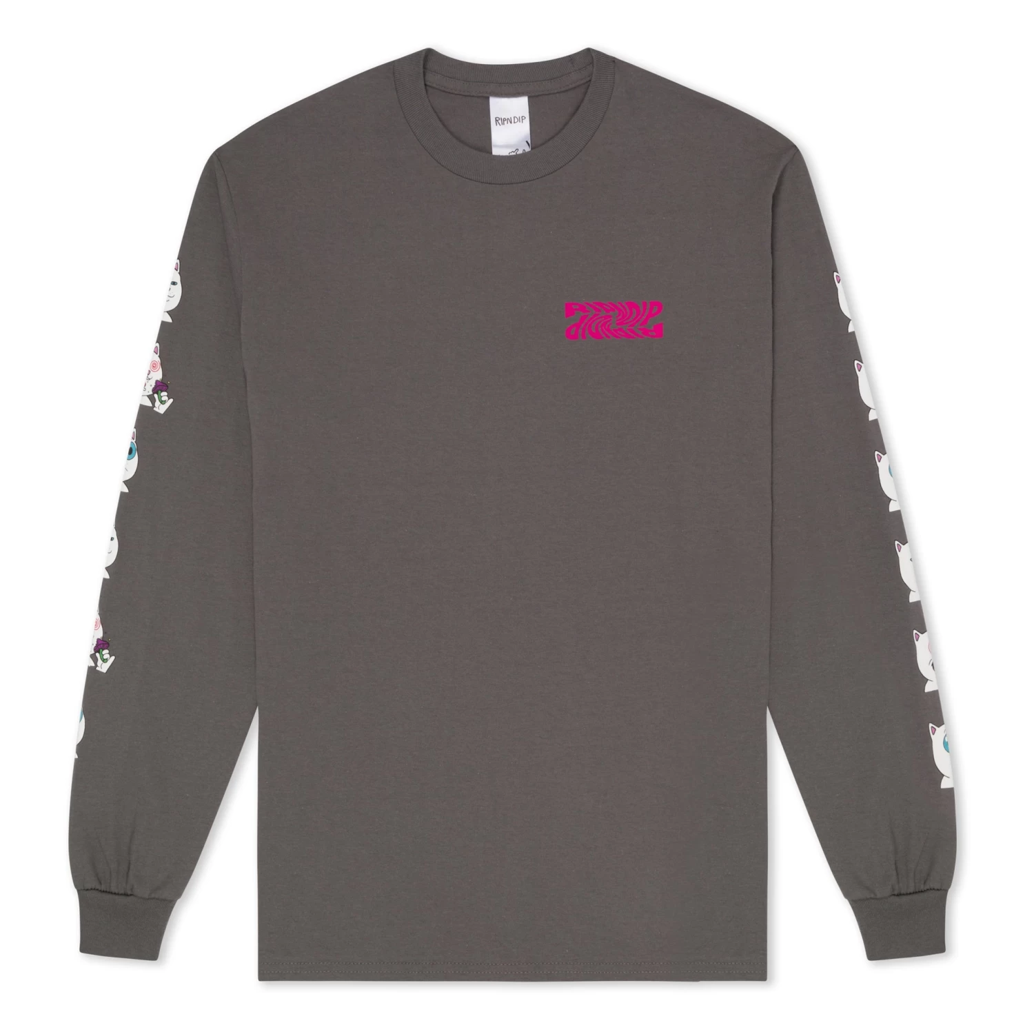 RIPNDIP Shroom Diet Long Sleeve (Charcoal) 2 RIPNDIP Shroom Diet Long Sleeve (Charcoal) - Image 2