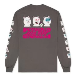 RIPNDIP Shroom Diet Long Sleeve (Charcoal)