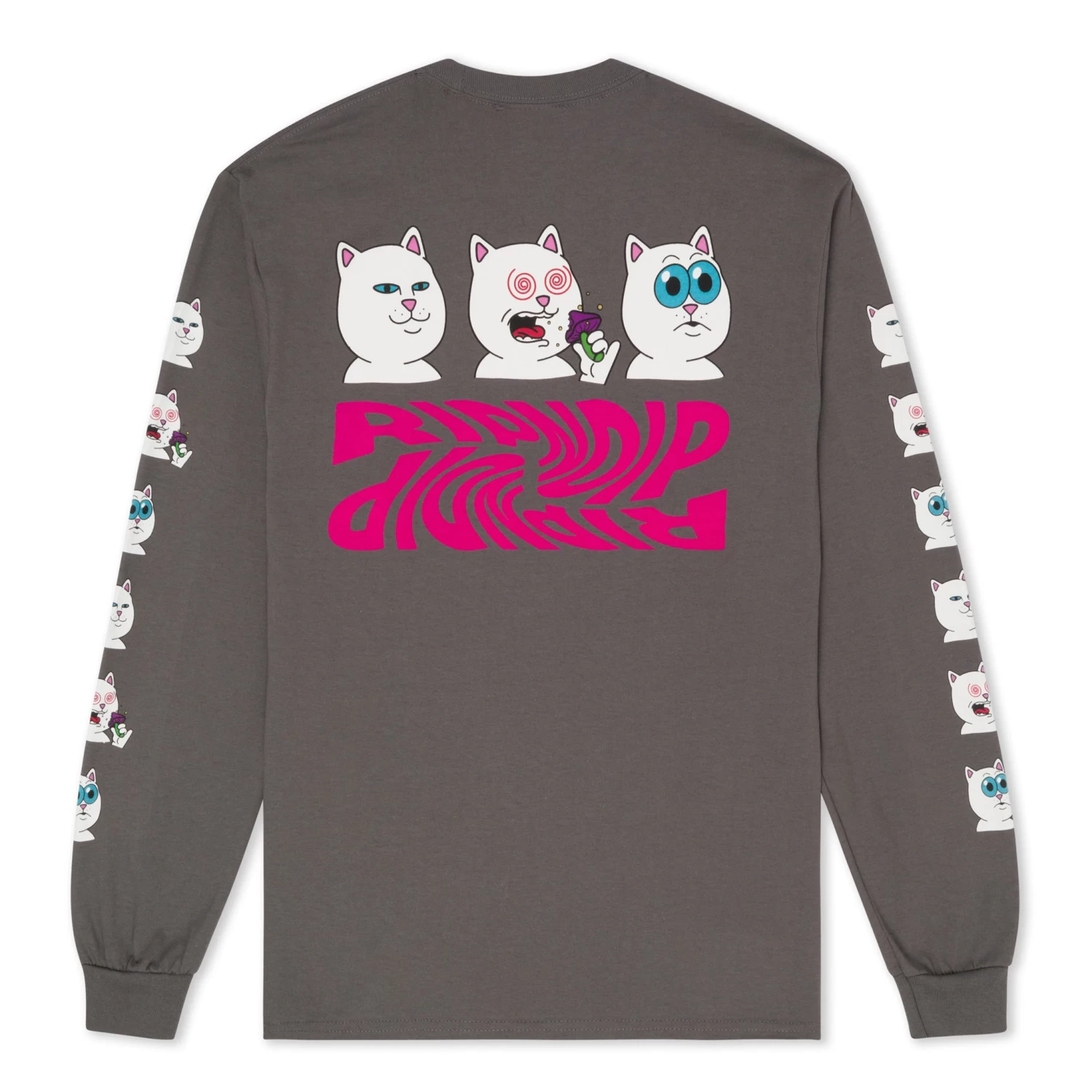 RIPNDIP Shroom Diet Long Sleeve (Charcoal) 1 RIPNDIP Shroom Diet Long Sleeve (Charcoal)