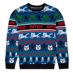RIPNDIP Jolly Holiday Knit Sweater (Multi)