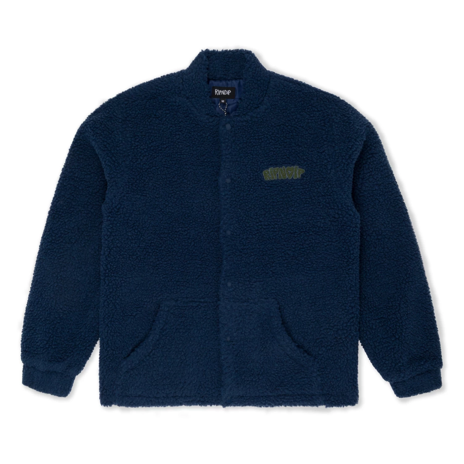 RIPNDIP Love N Dip Sherpa Jacket (Navy) 1 RIPNDIP Love N Dip Sherpa Jacket (Navy)